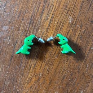 Dinosaur earrings